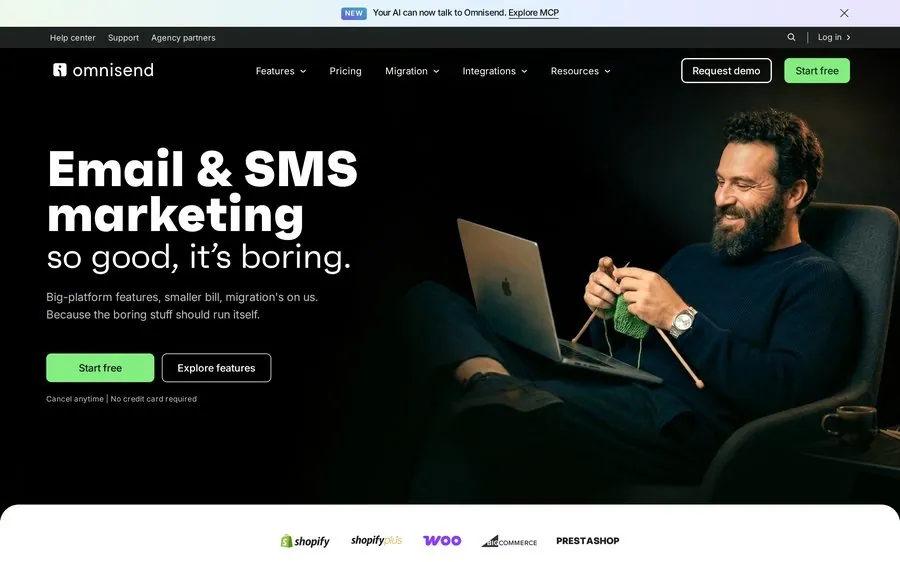 Omnisend AI product screenshot